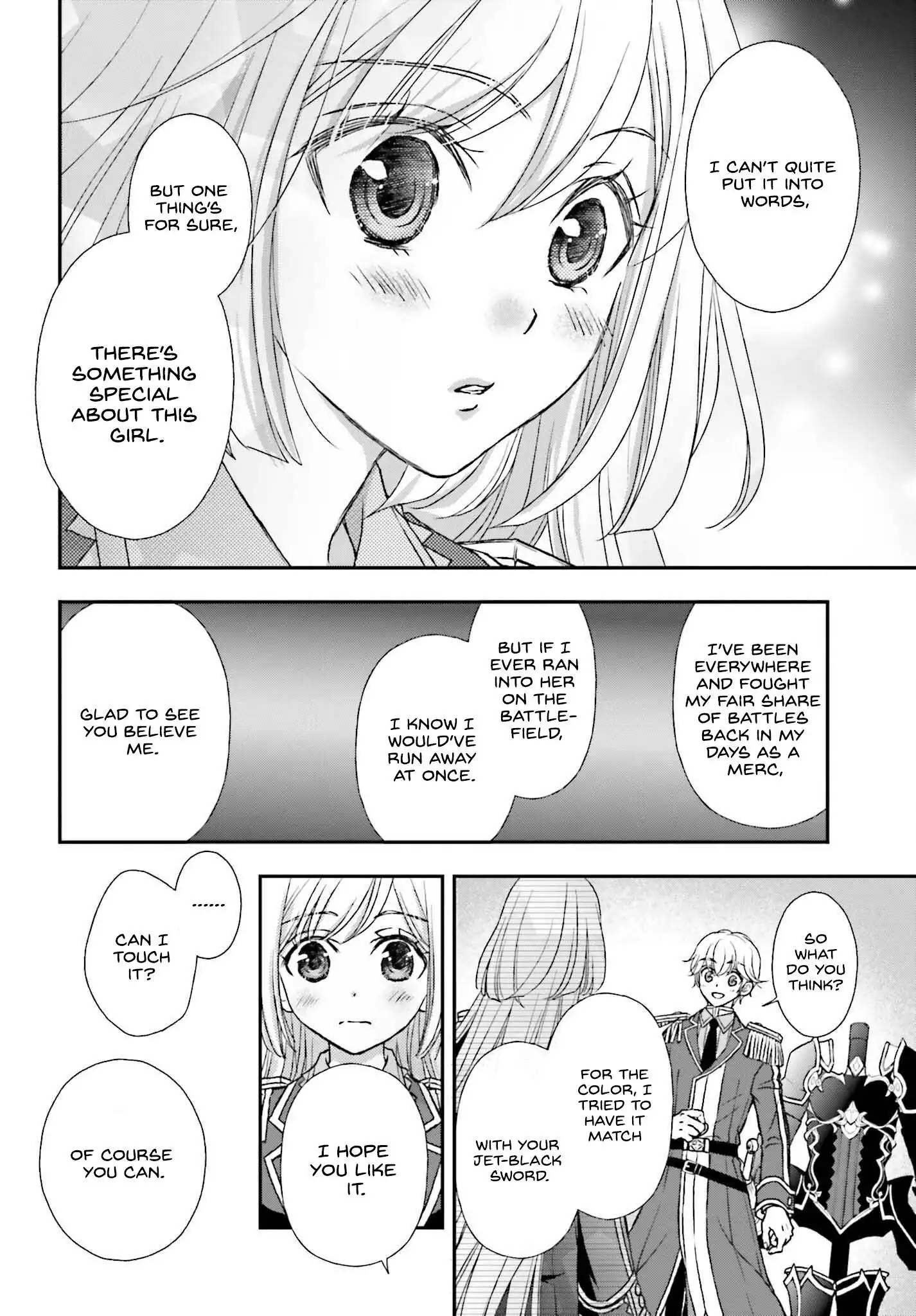 Shinigami ni Sodaterareta Shoujo wa Shikkoku no Tsurugi wo Mune ni Idaku Chapter 33 4